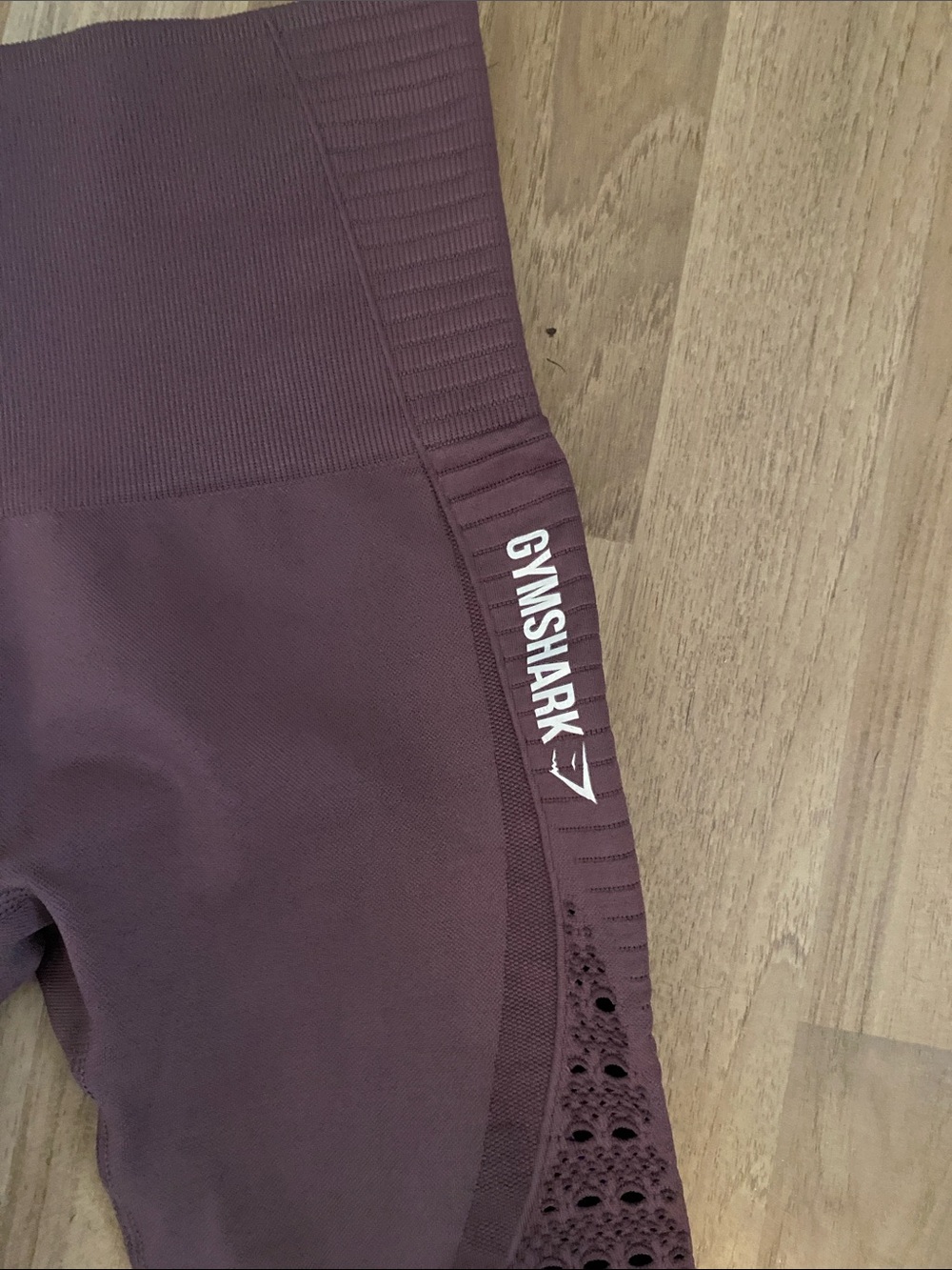 Gymshark Seamless High-Waist Athletic leggings in Plum.